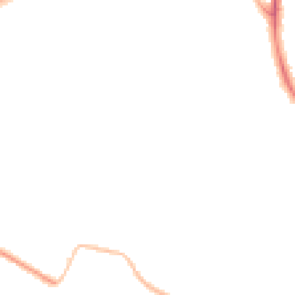 Night-time road noise heatmap for BS9 3SA