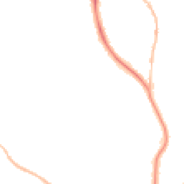 Night-time road noise heatmap for BS9 3SS