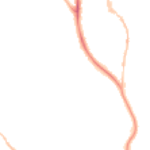Night-time road noise heatmap for BS9 3TP