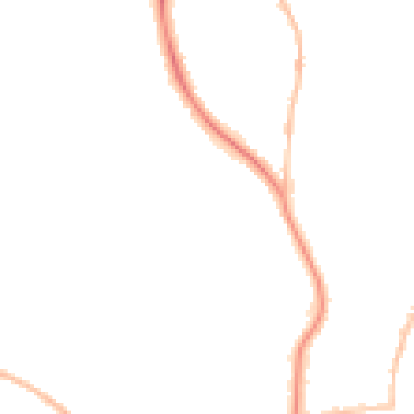 Night-time road noise heatmap for BS9 3TT