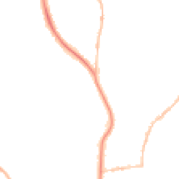 Night-time road noise heatmap for BS9 3TX