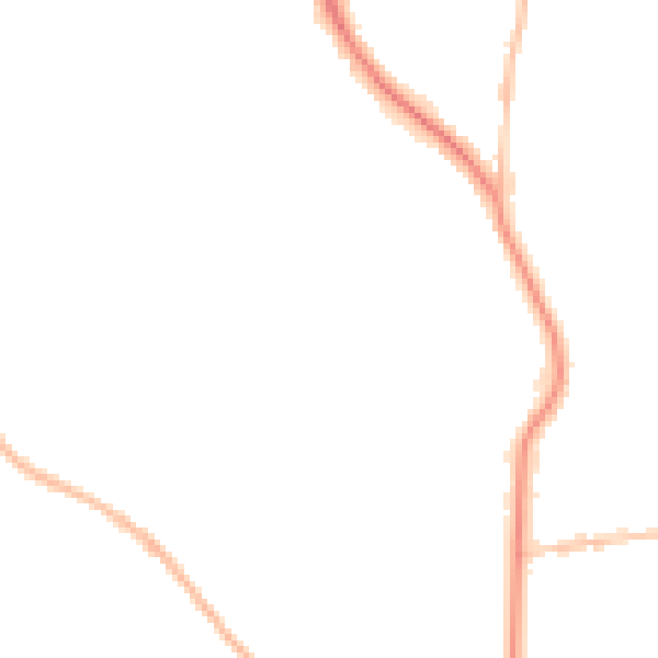 Night-time road noise heatmap for BS9 3UE