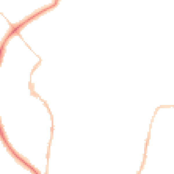 Night-time road noise heatmap for BS9 4AQ