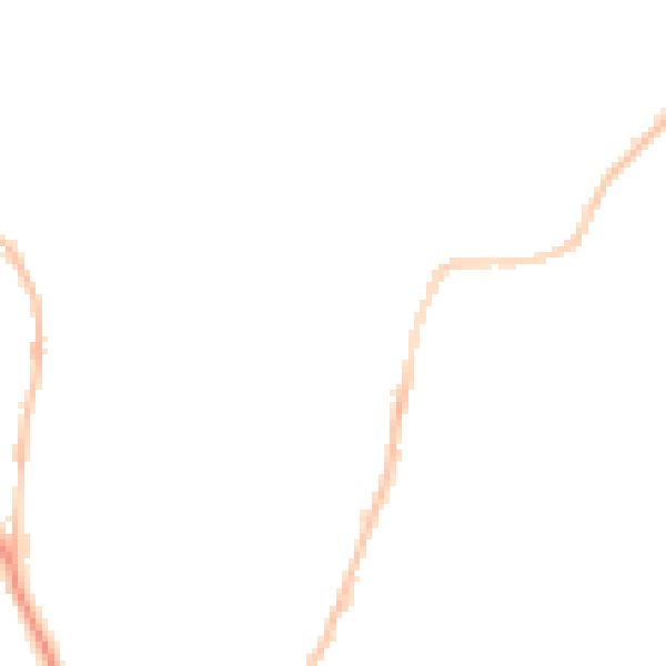 Night-time road noise heatmap for BS9 4AW