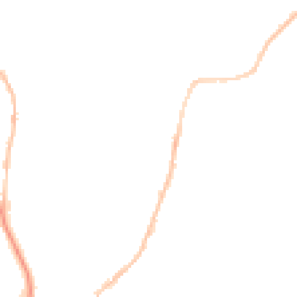Night-time road noise heatmap for BS9 4BJ