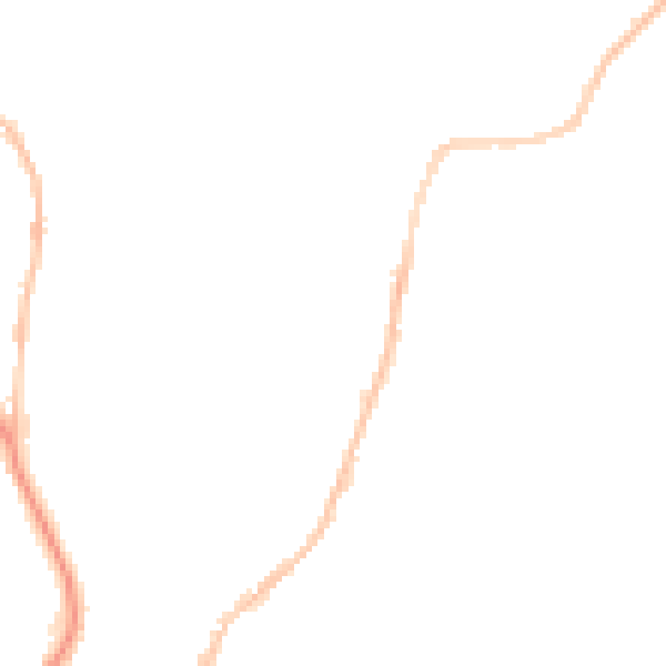 Night-time road noise heatmap for BS9 4BN