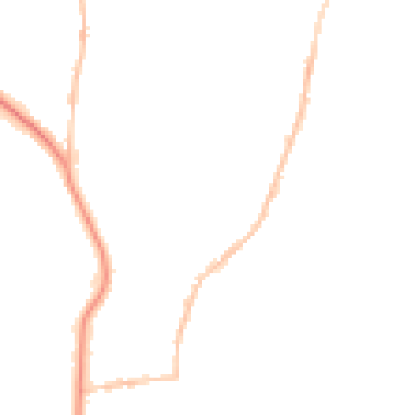 Night-time road noise heatmap for BS9 4DS