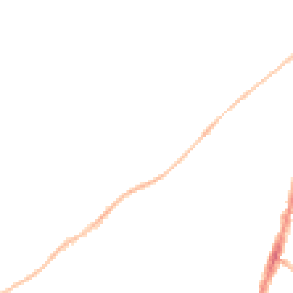 Night-time road noise heatmap for BS9 4TF