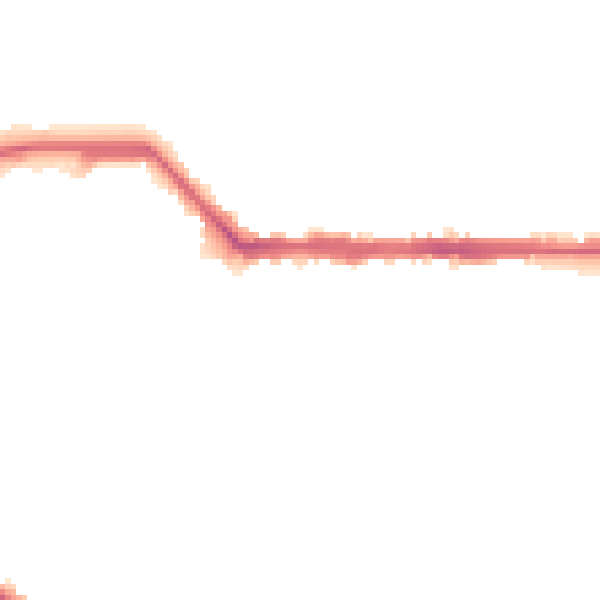 Night-time road noise heatmap for CA1 2AY