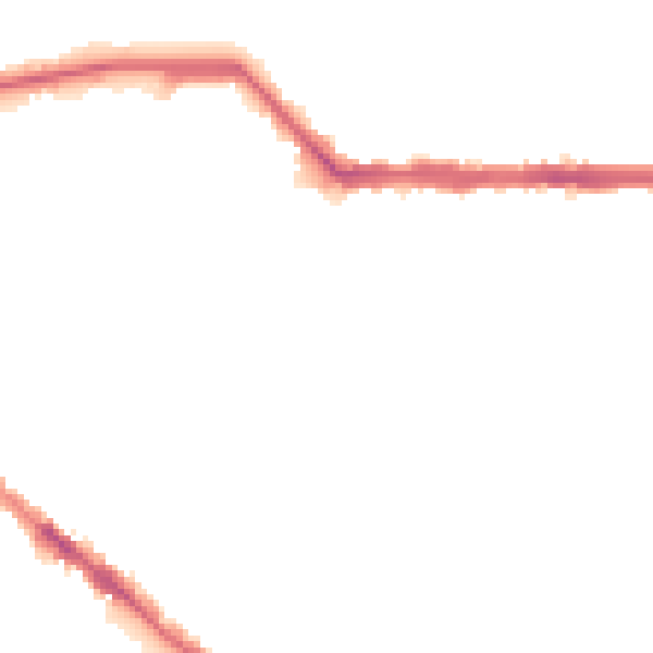 Night-time road noise heatmap for CA1 2BG