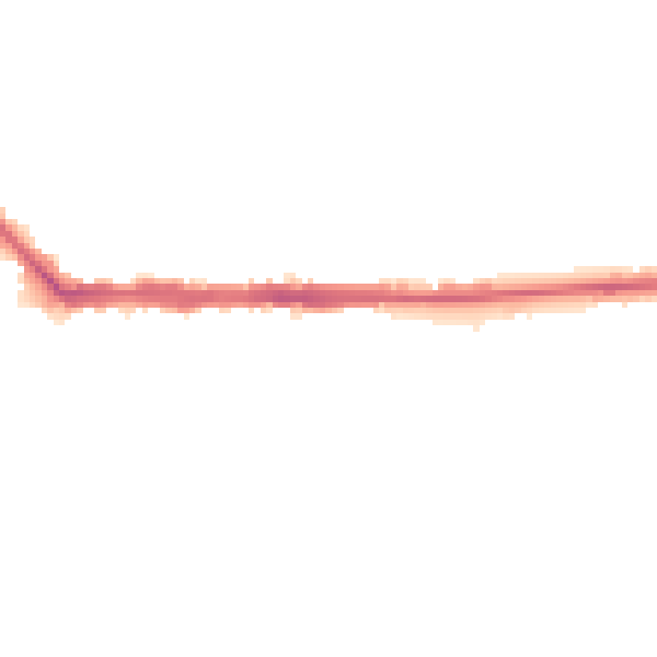 Night-time road noise heatmap for CA1 2BL