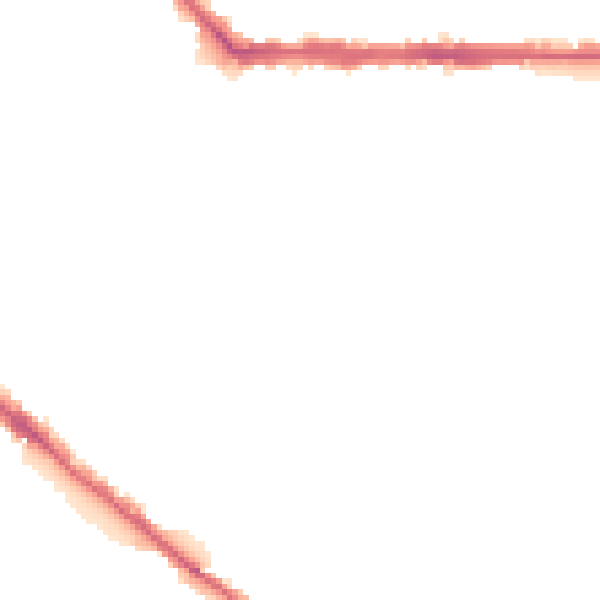 Night-time road noise heatmap for CA1 2DQ