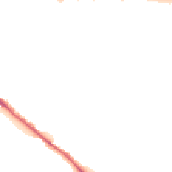 Night-time road noise heatmap for CA1 2DR
