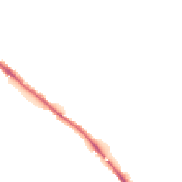 Night-time road noise heatmap for CA1 2FH