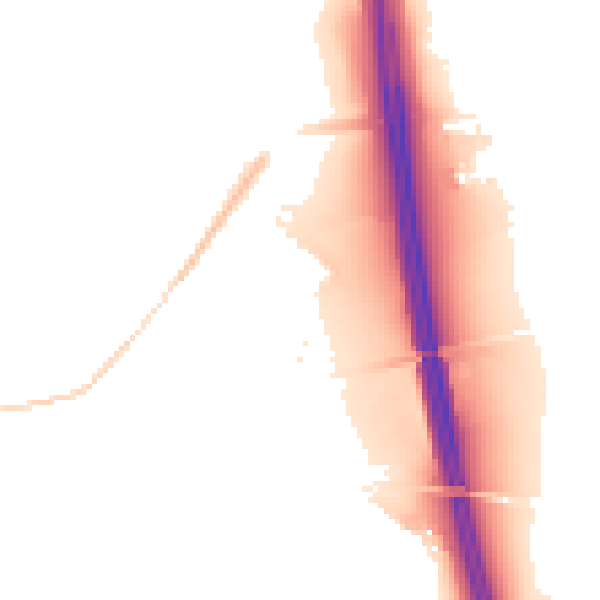 Night-time road noise heatmap for CA1 2FZ
