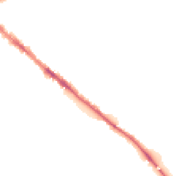 Night-time road noise heatmap for CA1 2JL