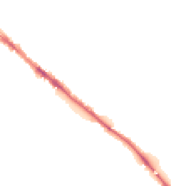 Night-time road noise heatmap for CA1 2LH