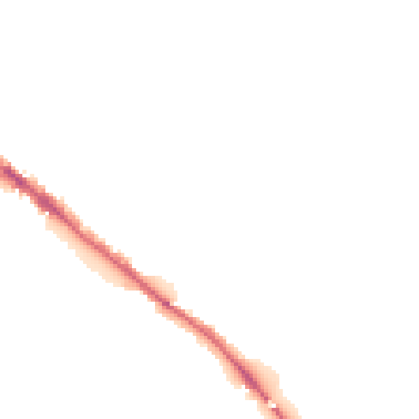 Night-time road noise heatmap for CA1 2NE