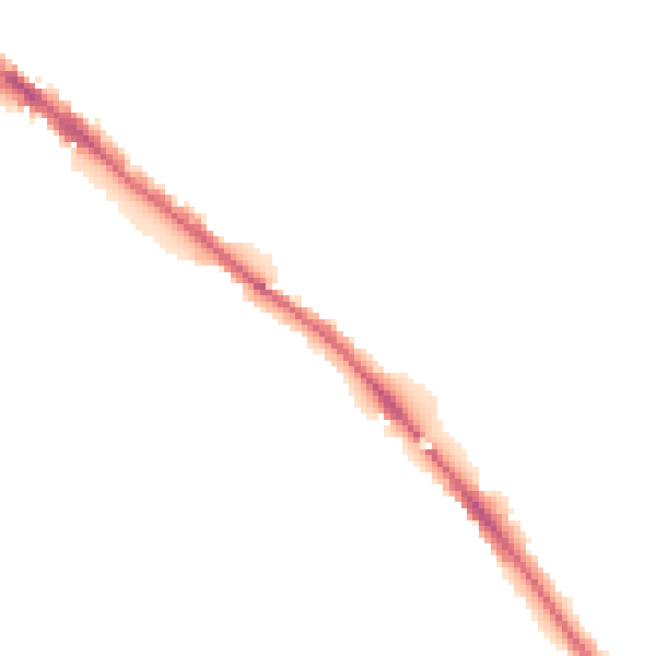 Night-time road noise heatmap for CA1 2NW
