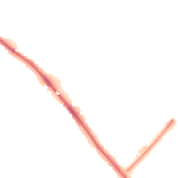 Night-time road noise heatmap for CA1 2PS