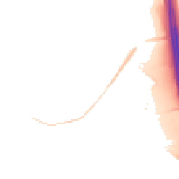 Night-time road noise heatmap for CA1 2RL