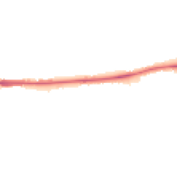 Night-time road noise heatmap for CA1 2RX