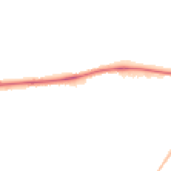 Night-time road noise heatmap for CA1 2SD