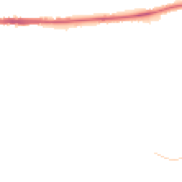 Night-time road noise heatmap for CA1 2TU
