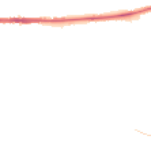 Night-time road noise heatmap for CA1 2TX