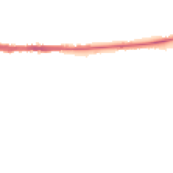 Night-time road noise heatmap for CA1 2WF