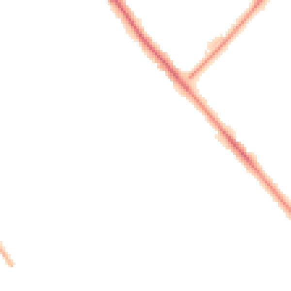 Night-time road noise heatmap for CA1 3AA