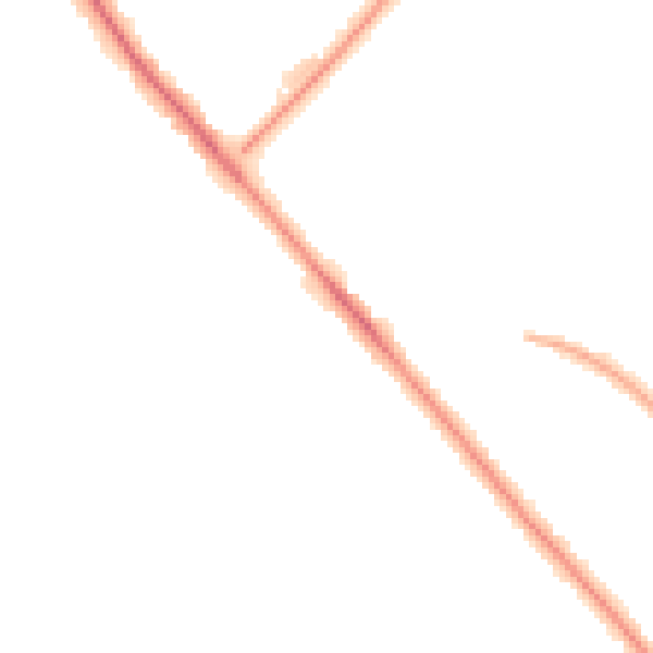 Night-time road noise heatmap for CA1 3AG