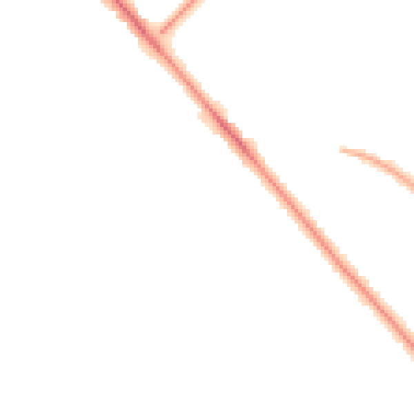Night-time road noise heatmap for CA1 3AS