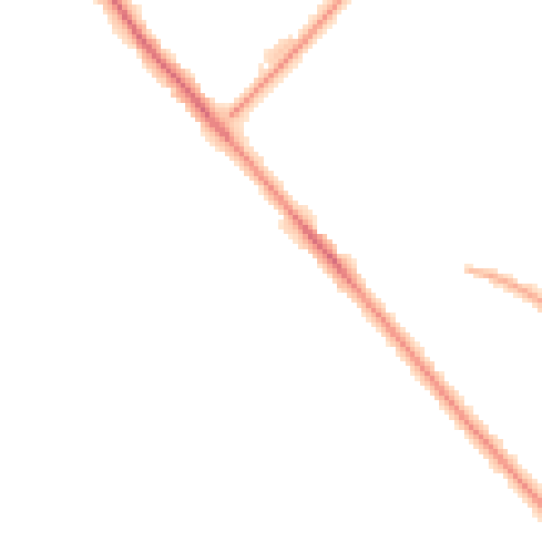 Night-time road noise heatmap for CA1 3AW