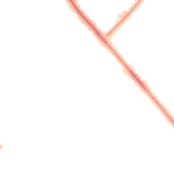 Night-time road noise heatmap for CA1 3DJ