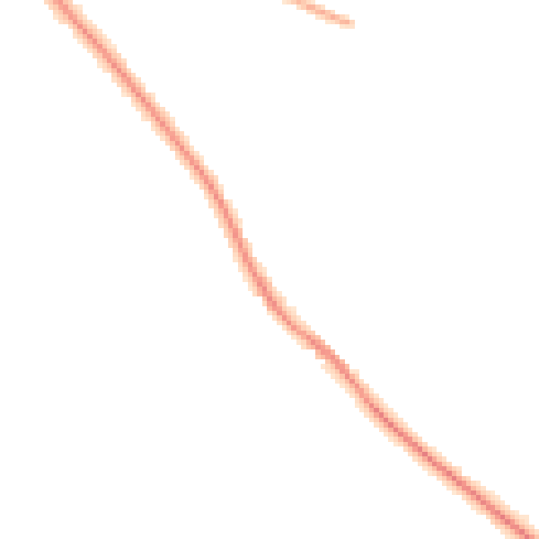 Night-time road noise heatmap for CA1 3DS
