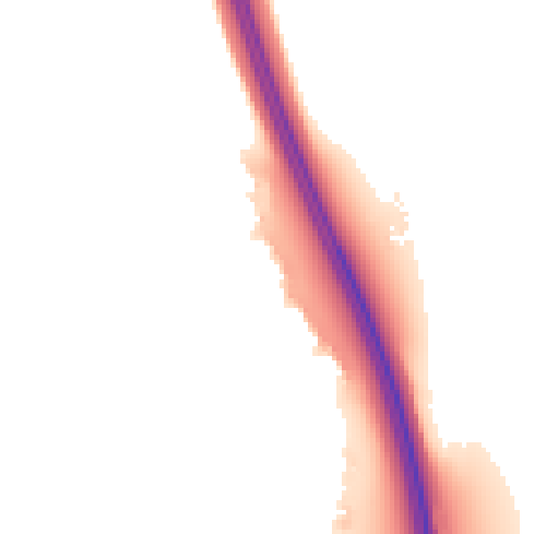 Night-time road noise heatmap for CA1 3FY