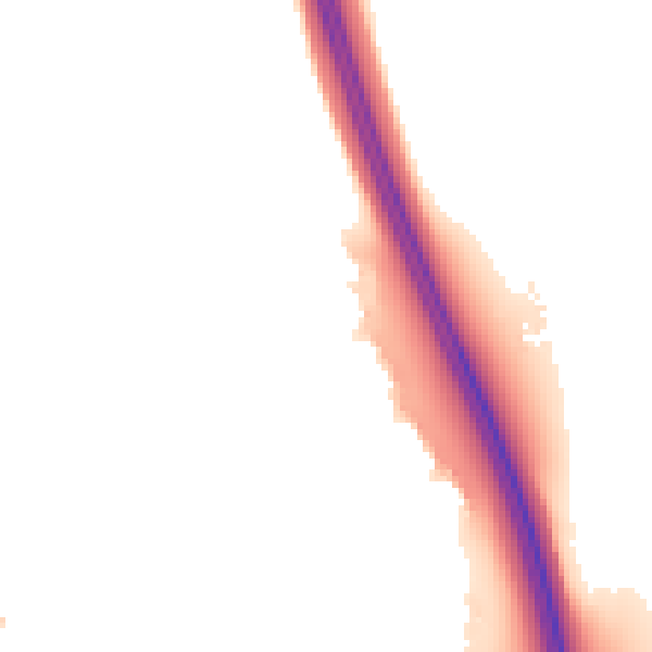 Night-time road noise heatmap for CA1 3GN