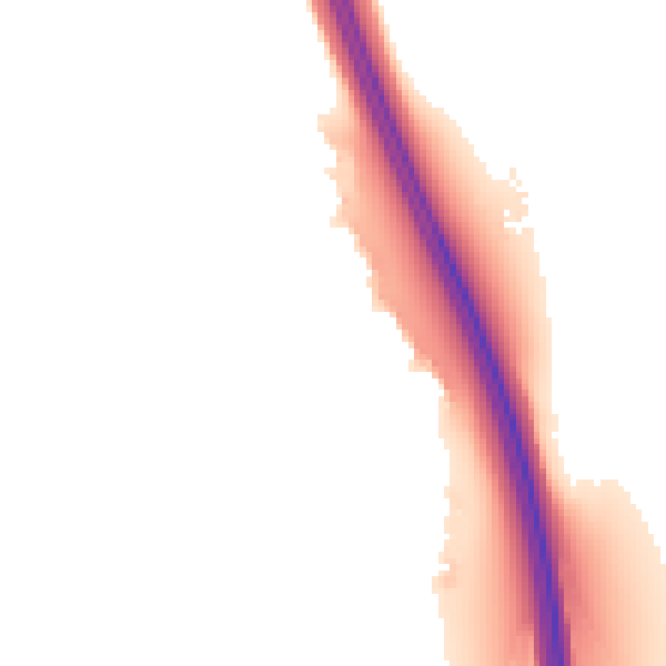 Night-time road noise heatmap for CA1 3GU