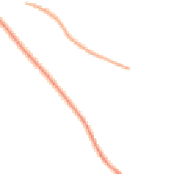 Night-time road noise heatmap for CA1 3HW