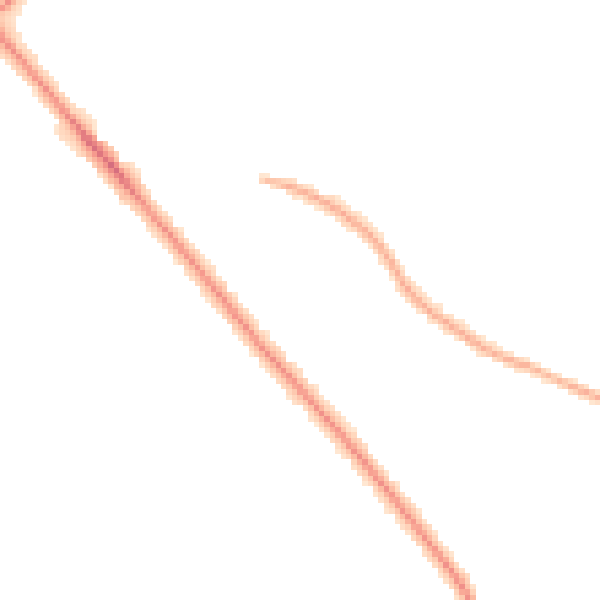 Night-time road noise heatmap for CA1 3LG
