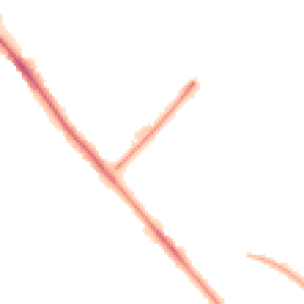 Night-time road noise heatmap for CA1 3NB