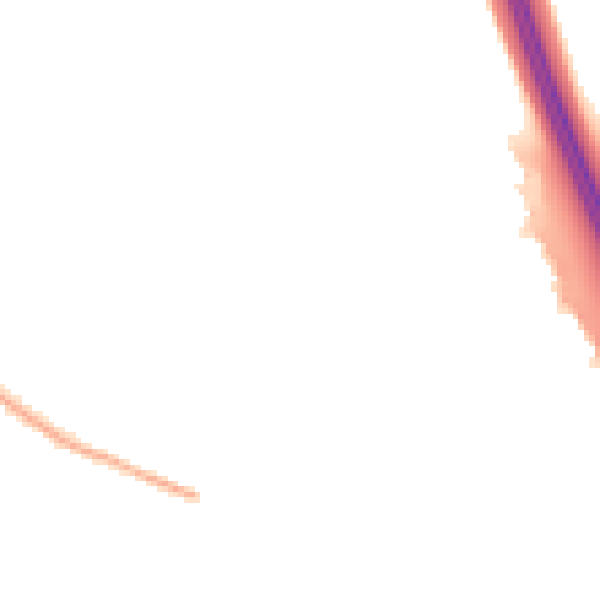 Night-time road noise heatmap for CA1 3SR