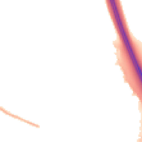 Night-time road noise heatmap for CA1 3SW