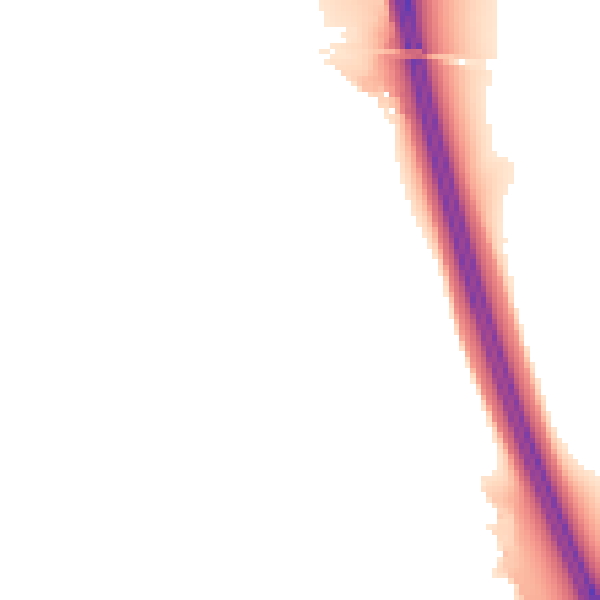 Night-time road noise heatmap for CA1 3UH