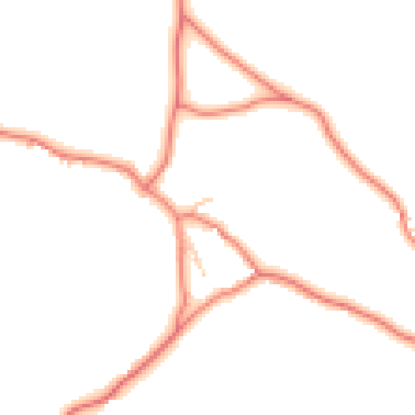 Daytime road noise heatmap for CA10 1AP