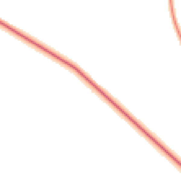 Daytime road noise heatmap for CA10 1AY