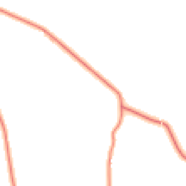 Daytime road noise heatmap for CA10 1AZ