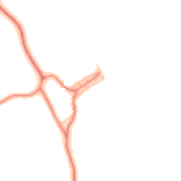 Daytime road noise heatmap for CA10 1DA