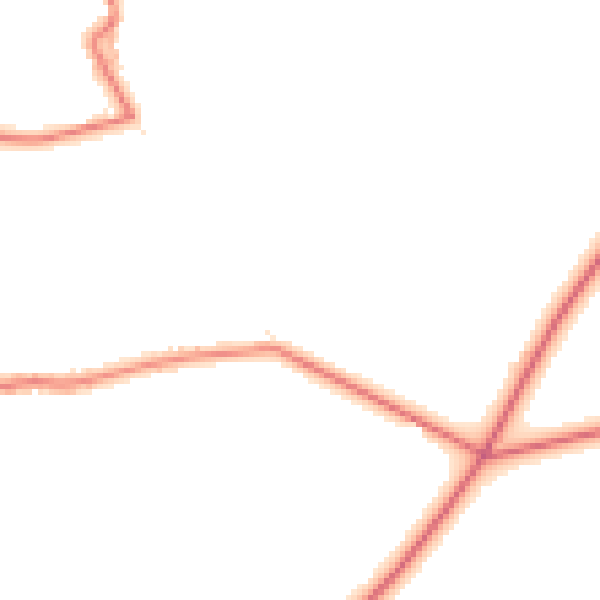 Daytime road noise heatmap for CA10 1DB